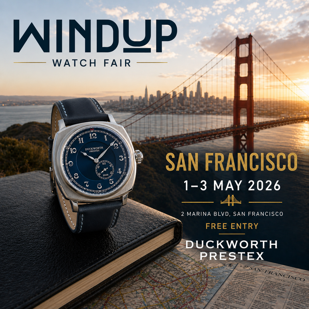 Duckworth Prestex at Windup Watch Fair San Francisco 2026