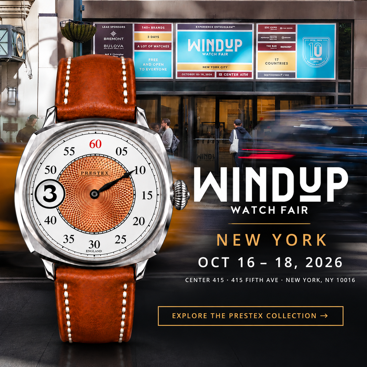 Prestex at Windup Watch Fair New York