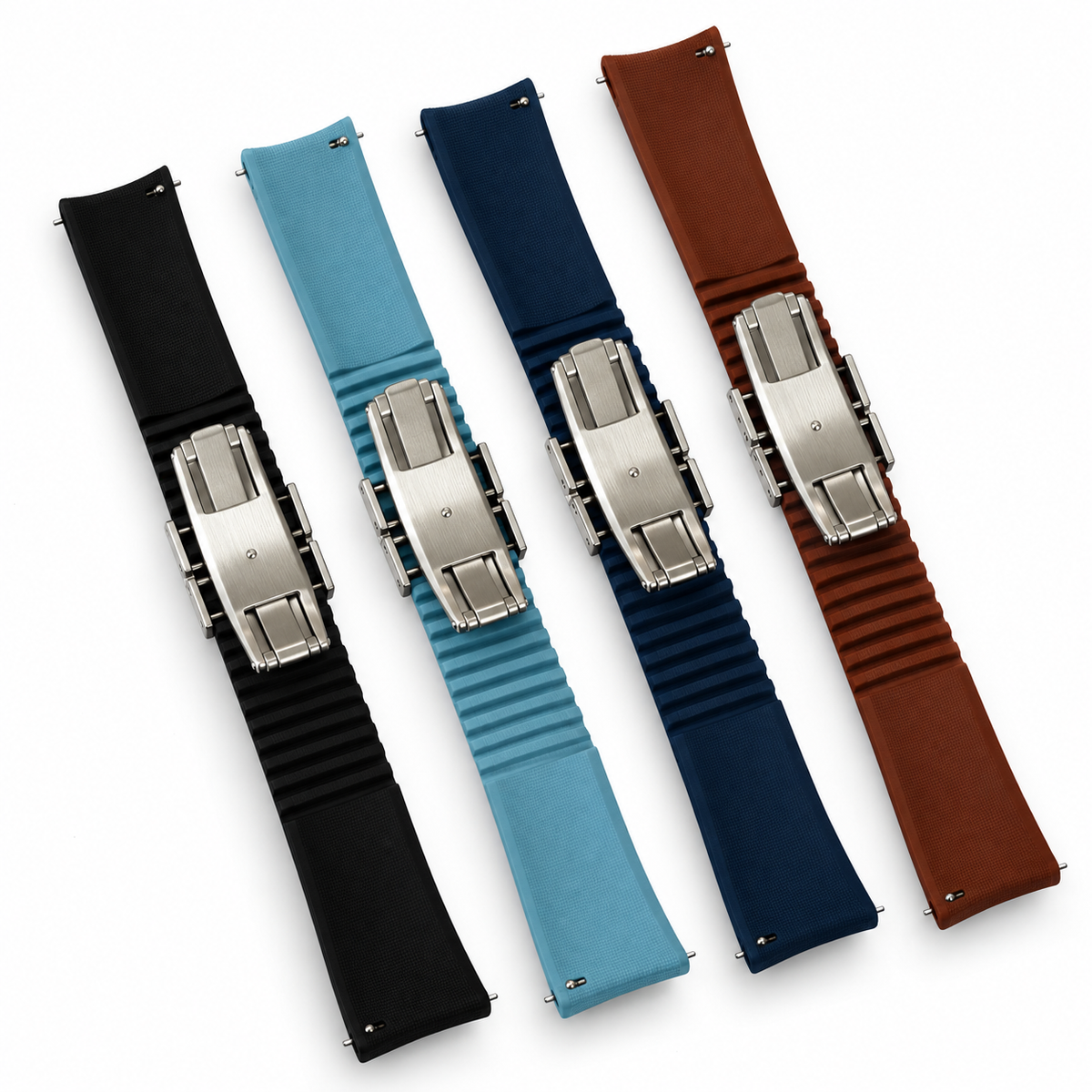 
                  
                    Prestex Marcato 20mm Rubber Strap with Tension Sprung Double Clasp
                  
                