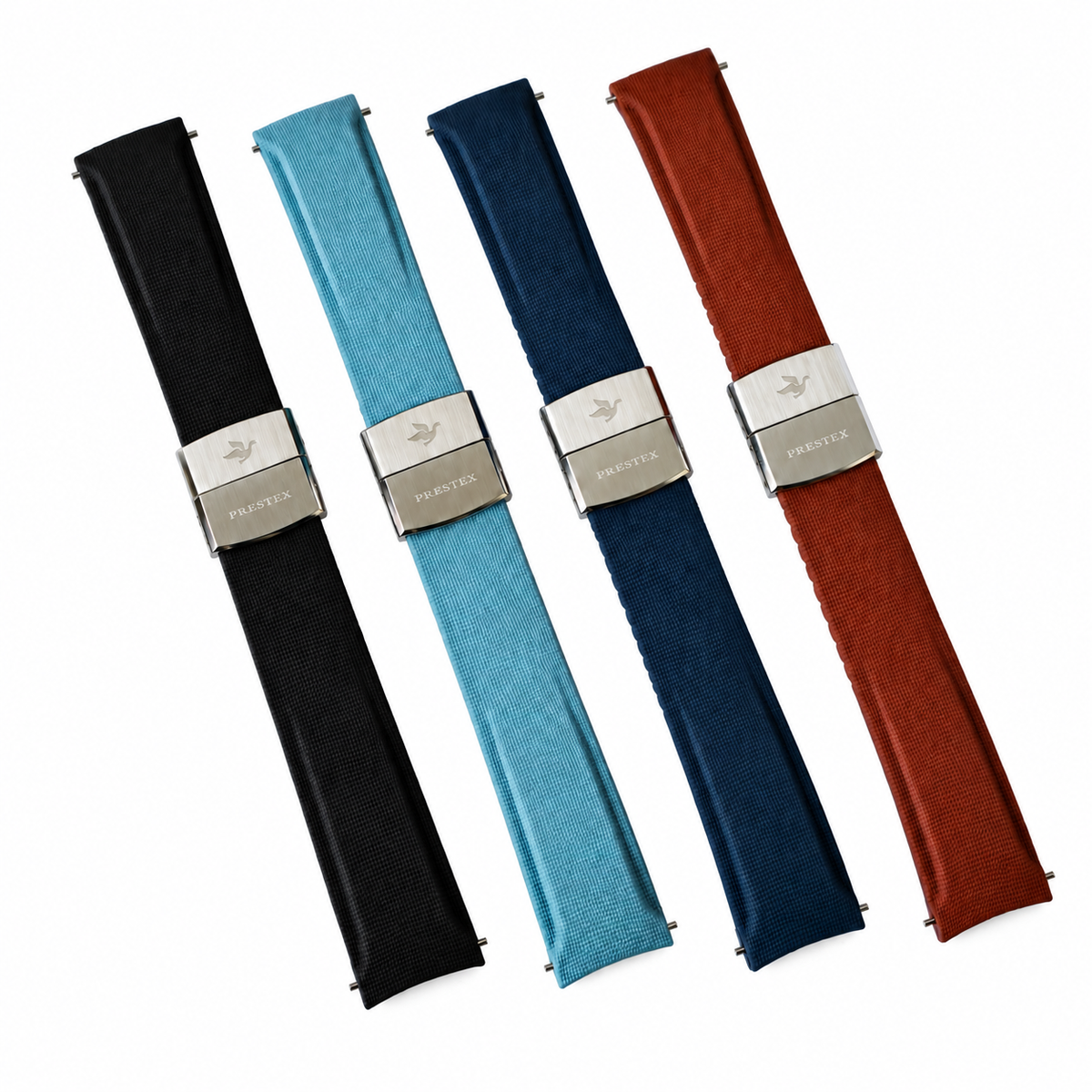 
                  
                    Prestex Marcato 20mm Rubber Strap with Tension Sprung Double Clasp
                  
                